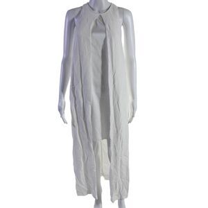 Rosetta Getty Collective Womens Cape Mini Dress White Size 2 15142663